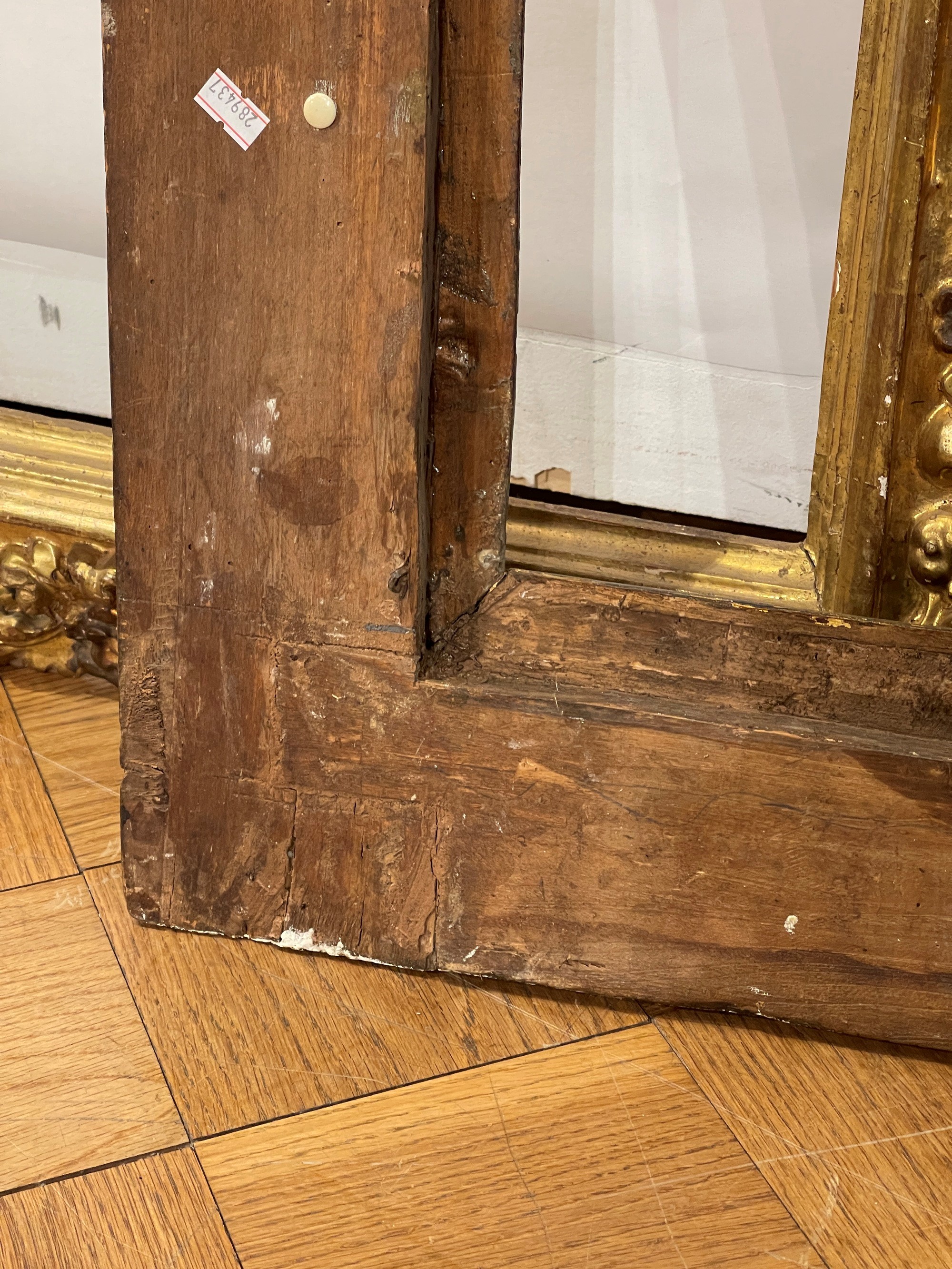 Cornice a Cassetta in Legno Ebanizzato. Toscana XVII-XVIII Secolo