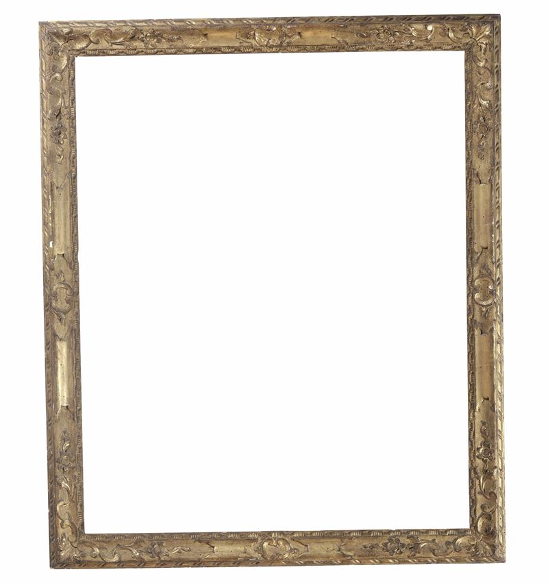 Cornice intagliata e dorata. XVIII secolo  - Auction Antique Frames - Cambi Casa d'Aste