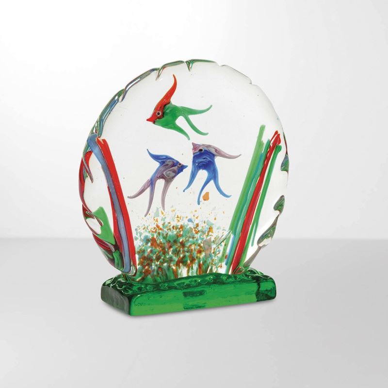 Murano : Scultura in vetro di Murano.  - Auction Design Lab - Cambi Casa d'Aste