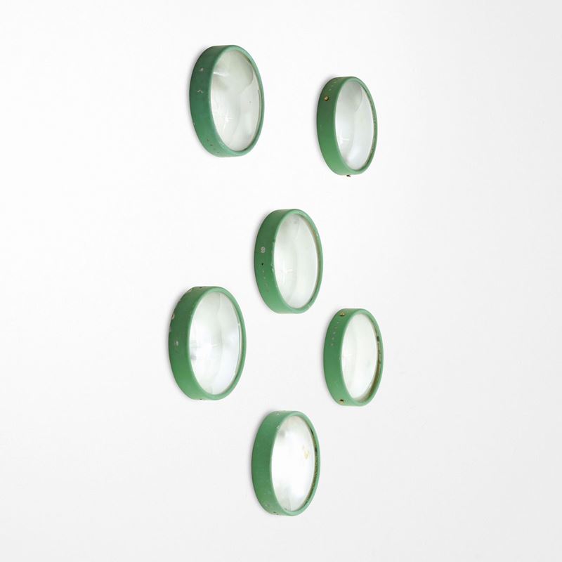 Stilnovo : Sei lampade a parete o plafone   - Auction Design Lab - Cambi Casa d'Aste