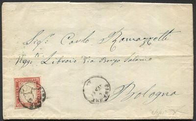 1861, Toscana, Uso dei Francobolli di Sardegna dal 1 Gennaio 1861