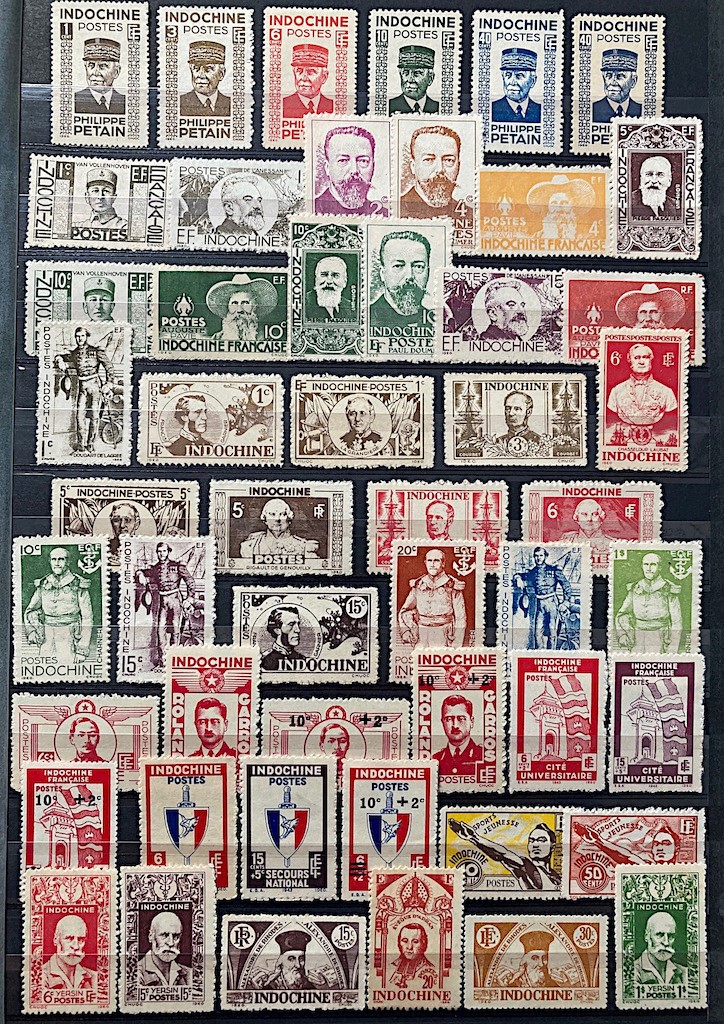 1912/1962, Colonie Francesi: India Francese (1923/1954); Indocina (1907/1949); Kouang-tcheou (192...