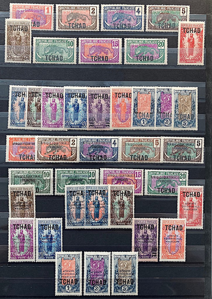 1907/1958, Colonie Francesi: Cameroun (1921/1953); Gabon (1922/1933); Moyen Congo (1907/1933); Ou...