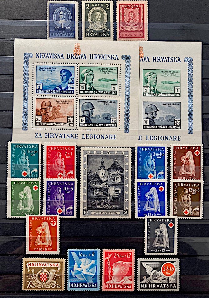 1918/1945, Balcani: Rep. Ungherese (1918/1920); Regno D'ungheria (1920/1945); Croazia Indipendent...