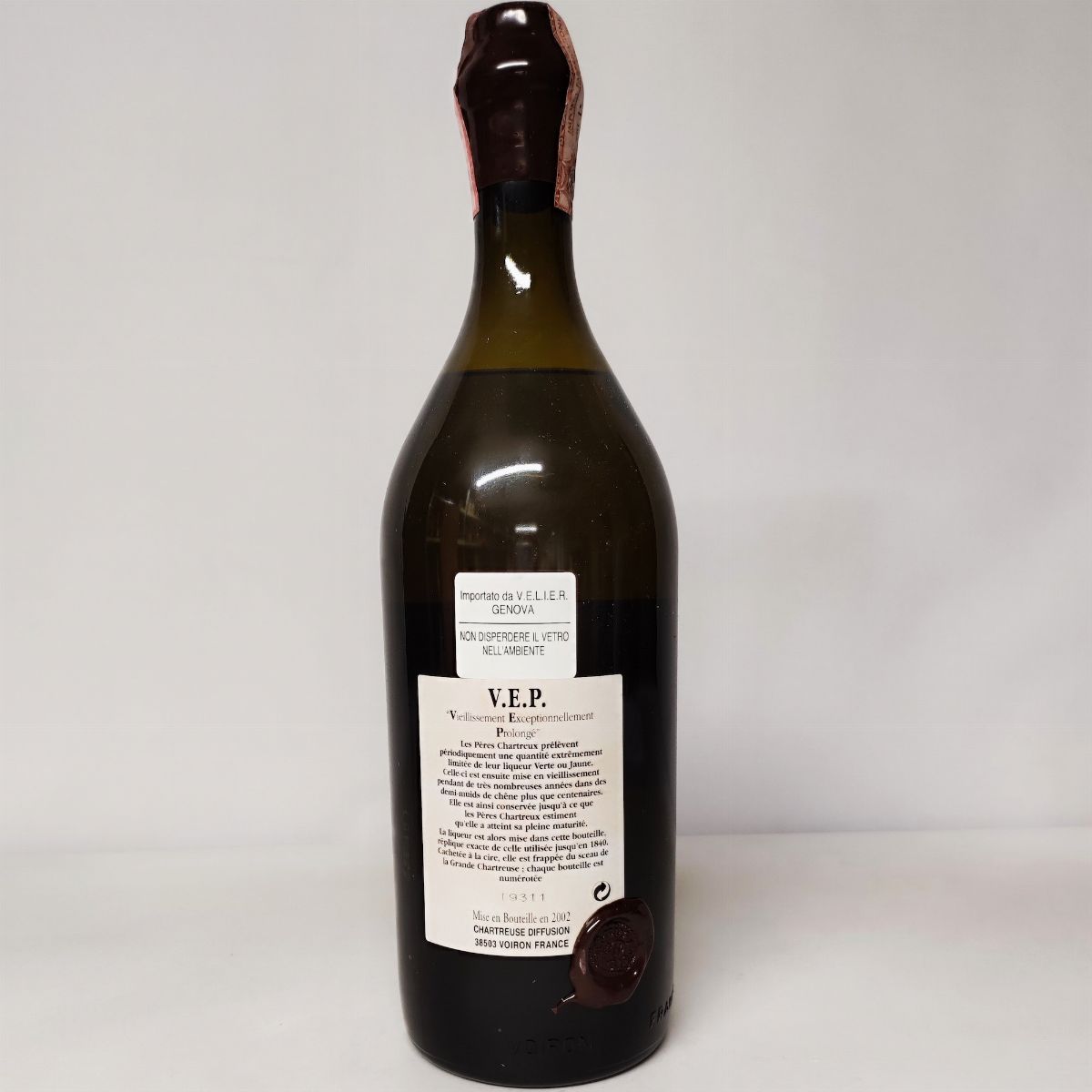 Chartreuse Vep 2002, Liquore