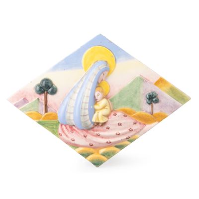 Italia, Natività in terraglia con decoro policromo