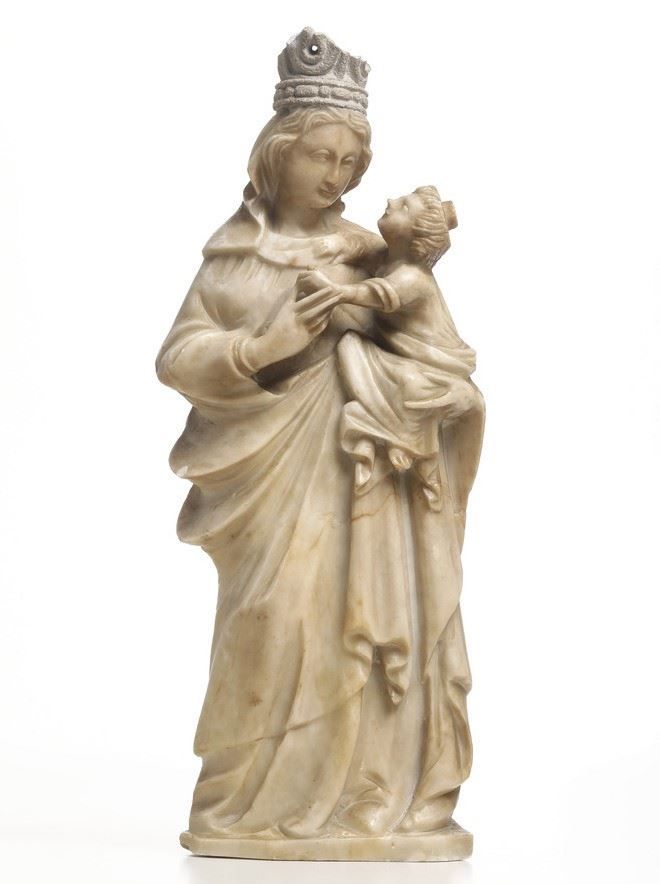Statua Madonna di Trapani cm 17 - Pasquini Arte