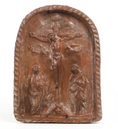 Benedetto da Maiano (1442-1497), Dabassorilievo in Terracotta.probabile XIX Secolo o Periodo Ante...