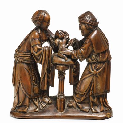 Circoncisione di Gesù. Arte Fiamminga, Probabilmente Anversa, Circa 1500
