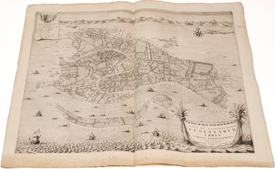Vander Aa Peter Nova Et Accuratissima Venetiarum Urbis Tabula Topographica... Leida 1725 Circa