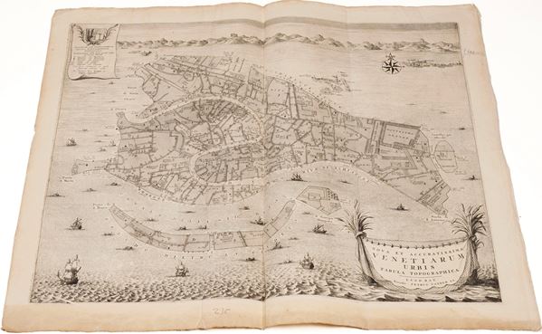 Vander AA Peter Nova et accuratissima Venetiarum urbis tabula topographica... Leida 1725 circa