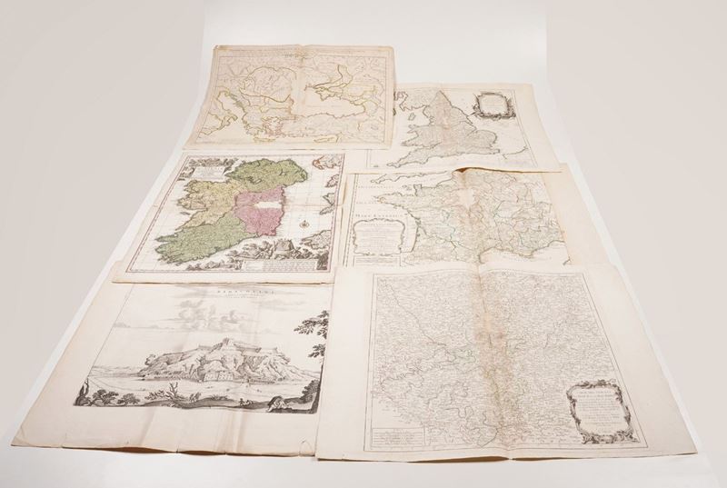 Mortier Pieter Veduta di Radicofani... Den Haag, 1724  - Auction Prints, Views and Maps - Cambi Casa d'Aste