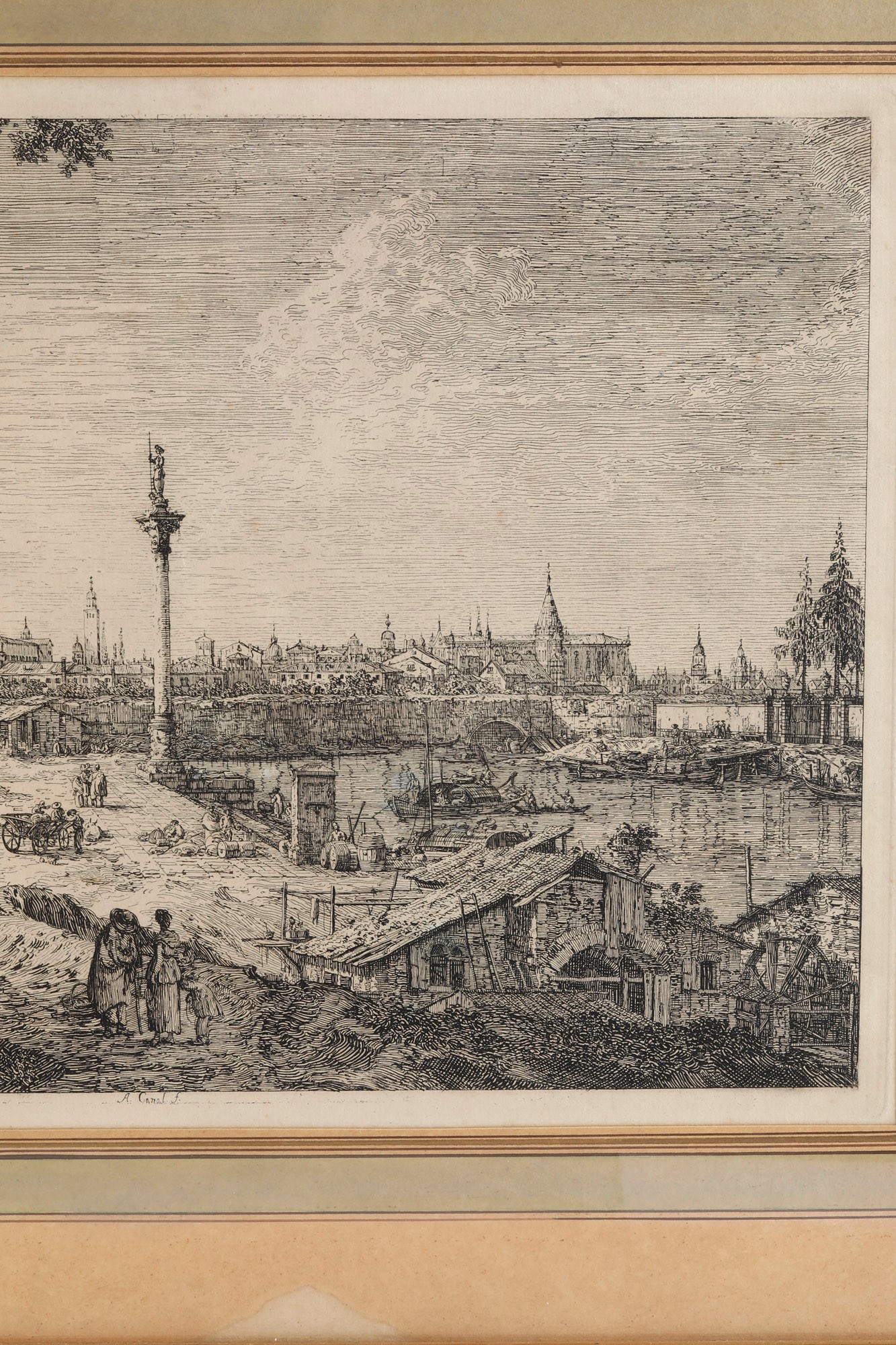 Giovanni Antonio Canal Detto Canaletto (1697-1768) Veduta Fantastica di Padova. Venezia, Pasquali...