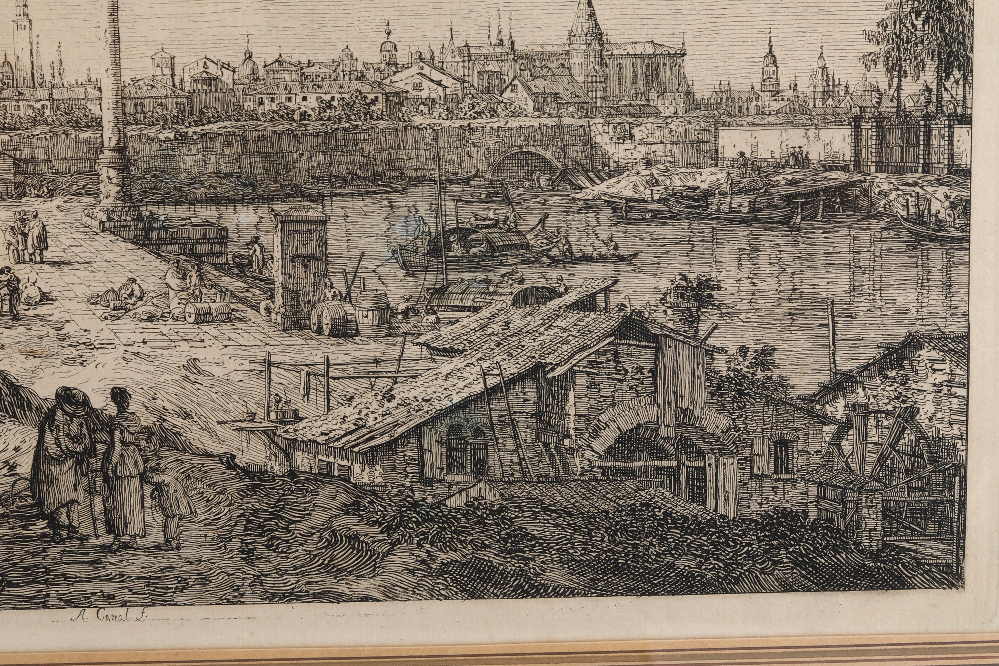Giovanni Antonio Canal Detto Canaletto (1697-1768) Veduta Fantastica di Padova. Venezia, Pasquali...
