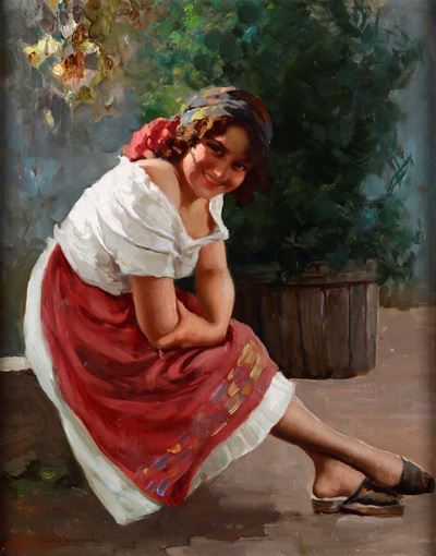 Figura Femminile Seduta