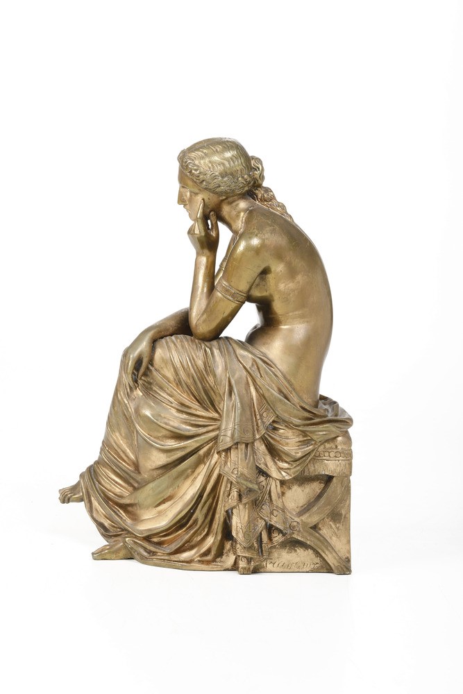 Pierre Travaux, La Reverie (da modello, firma incisa sul retro)