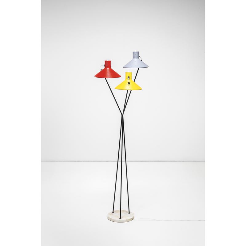 Gino Sarfatti : Lampada da terra mod. 1031B  - Asta Fine Design - Cambi Casa d'Aste