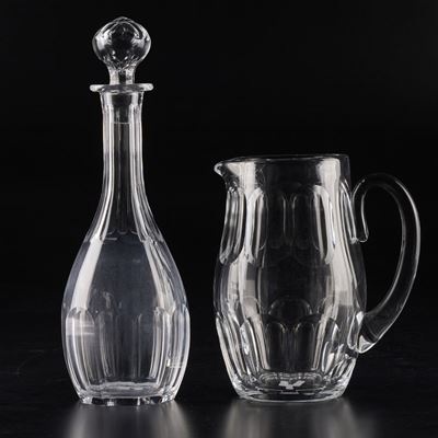 Caraffa “harcourt”francia, Manifattura Baccarat, XX Secolo