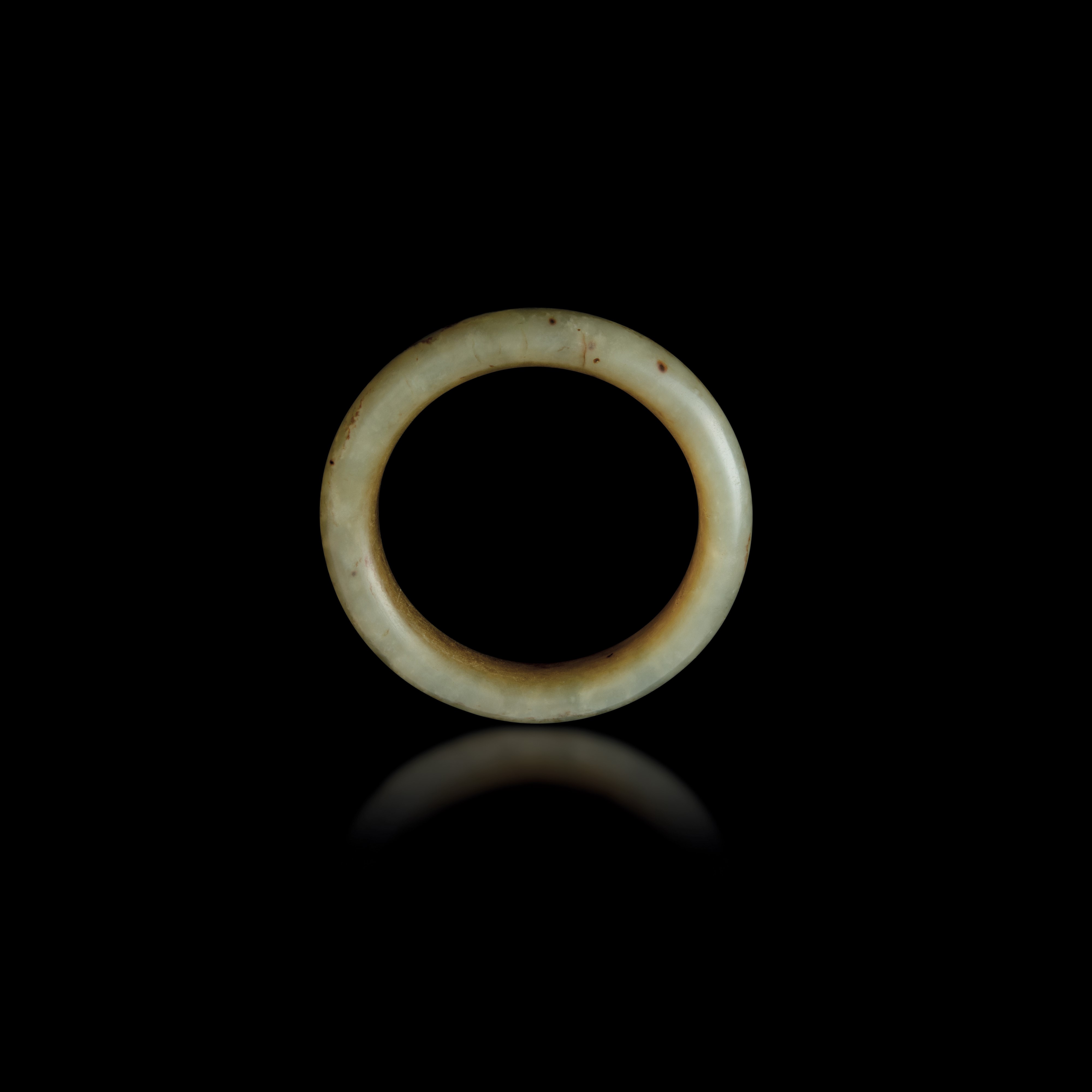 Bracciale in Giada Corredato di Certificato, Cina, Dinastia Qing, XIX Secolo