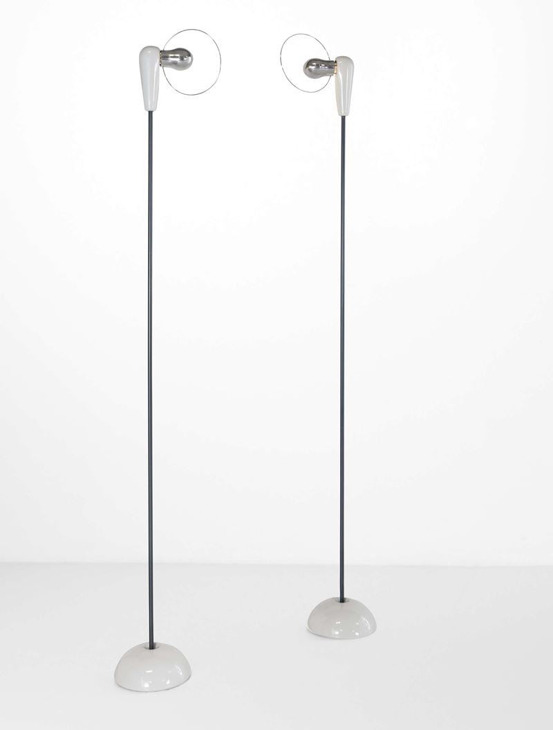 Achille Castiglioni : Due lampade da terra mod. Bibip  - Auction Design Lab - Cambi Casa d'Aste
