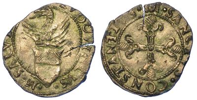 Carmagnola. Ludovico II di Saluzzo, 1475-1504. Soldino.
