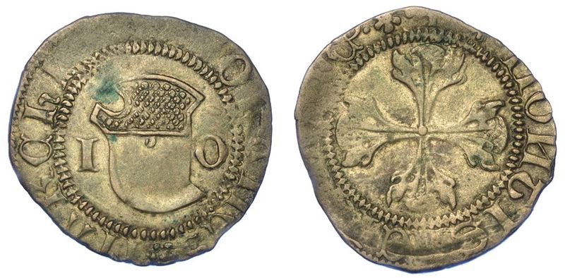 CASALE. GIOVANNI III PALEOLOGO, 1445-1464. Quarto di grosso.  - Auction Numismatics - I - Cambi Casa d'Aste