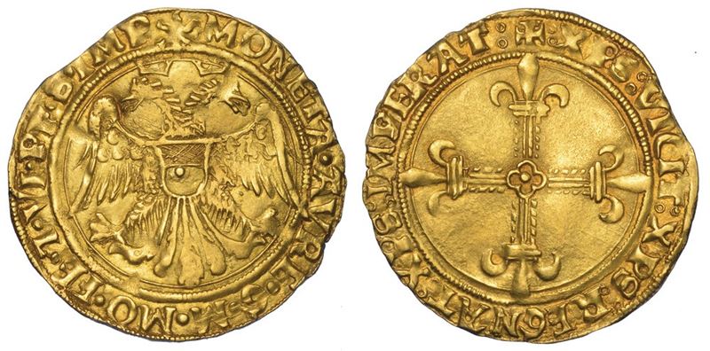 CASALE. GUGLIELMO II PALEOLOGO, 1494-1518. Scudo d'oro.  - Auction Numismatics - I - Cambi Casa d'Aste