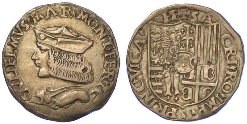 CASALE. GUGLIELMO II PALEOLOGO, 1494-1518. Testone.  - Asta Numismatica - I - Cambi Casa d'Aste
