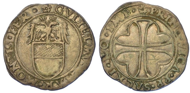 CASALE. GUGLIELMO II PALEOLOGO, 1494-1518. Grosso.  - Auction Numismatics - I - Cambi Casa d'Aste