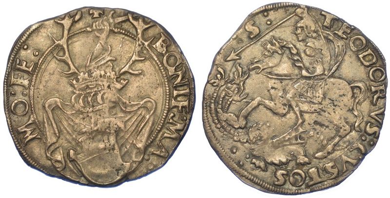 CASALE. BONIFACIO II PALEOLOGO, 1518-1530. Cornuto.  - Auction Numismatics - I - Cambi Casa d'Aste