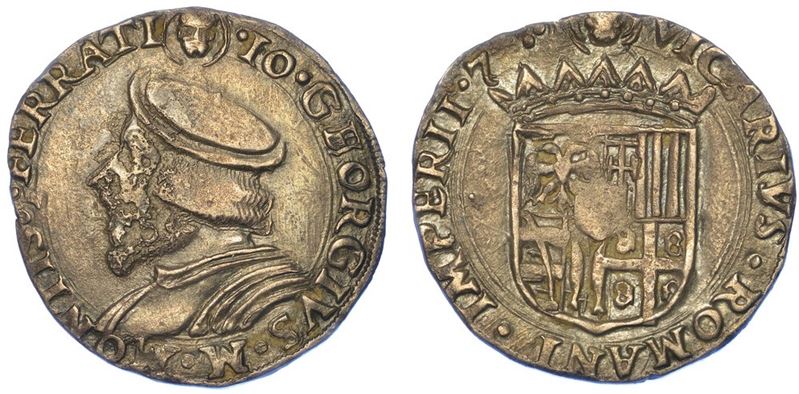 CASALE. GIAN GIORGIO PALEOLOGO, 1530-1533. Cavallotto.  - Auction Numismatics - I - Cambi Casa d'Aste