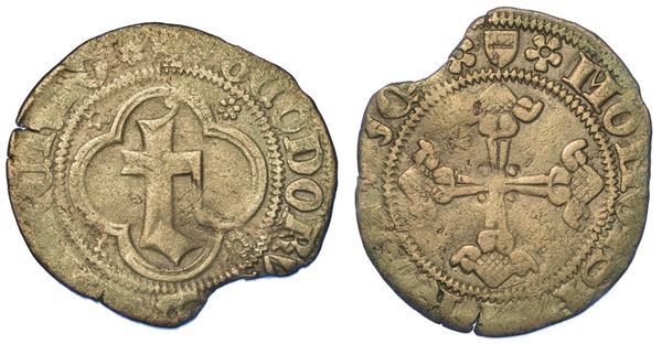 CHIVASSO. TEODORO II PALEOLOGO, 1381-1418. Mezzo grosso.