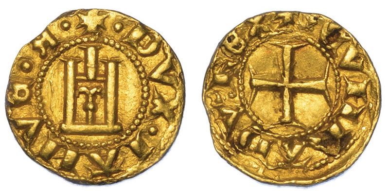 GENOVA. SIMON BOCCANEGRA DOGE I, 1339-1344. Quartarola.  - Auction Numismatics - I - Cambi Casa d'Aste