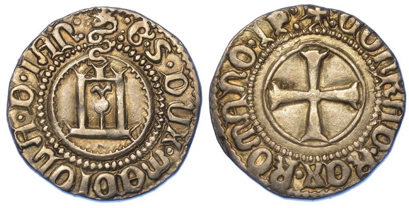 GENOVA. GALEAZZO MARIA SFORZA DUCA DI MILANO E SIGNORE DI GENOVA, 1466-1476. Grosso.  - Auction Numismatics - I - Cambi Casa d'Aste