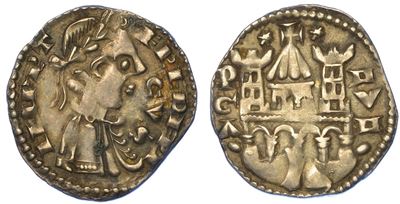 Bergamo. Comune, a Nome di Federico II, 1194-1250. Grosso da 4 Denari, Anni 1236-1250.