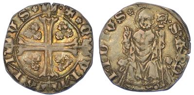 Como. Azzone Visconti, 1335-1339. Grosso da 24 Imperiali.