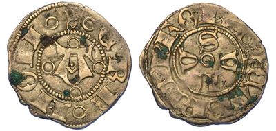 Cremona. Cabrino Fondulo, 1413-1420. Bolognino.