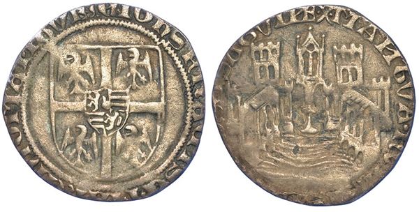 MANTOVA.  GIAN FRANCESCO GONZAGA, 1407-1444. Grosso.