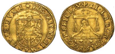 Mantova. Federico II Gonzaga, 1519-1540. Scudo D'oro del Sole.