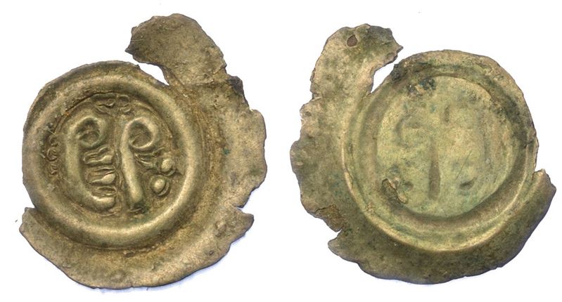 PAVIA. PERTARITO, 671-688. Mezza Siliqua.  - Asta Numismatica - I - Cambi Casa d'Aste