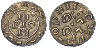 Pavia. Federico II di Svevia, 1220-1250. Grosso da 4 Denari Imperiali
