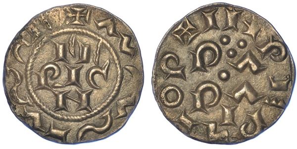 PAVIA. FEDERICO II DI SVEVIA, 1220-1250. Grosso da 4 Denari imperiali