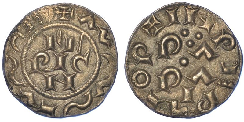 PAVIA. FEDERICO II DI SVEVIA, 1220-1250. Grosso da 4 Denari imperiali  - Asta Numismatica - I - Cambi Casa d'Aste