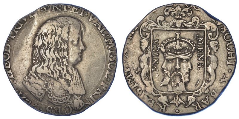 RETEGNO. ANTONIO TEODORO TRIVULZIO, 1676-1678. Filippo 1676.  - Auction Numismatics - I - Cambi Casa d'Aste