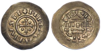 (zecca Incerta). Berengario i del Friuli, 888-915. Denaro Scodellato con Xpistiana Religio.