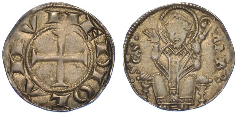 MILANO. ETA' COMUNALE, METÀ XIII-INIZIO XIV SECOLO. Ambrosino d’argento (II tipo).  - Auction Numismatics - I - Cambi Casa d'Aste