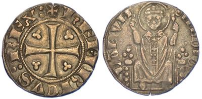 Milano. Enrico VII di Lussemburgo, 1310-1313. Ambrosino Grosso (con Rex).