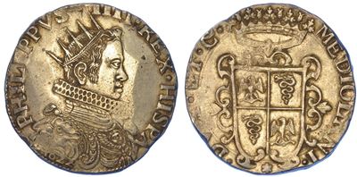Milano. Filippo IV D'asburgo, 1621-1665. Ducatone 1622.