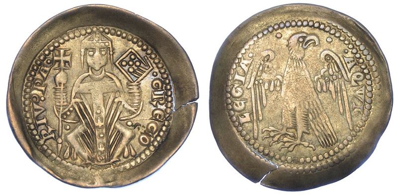 AQUILEIA. GREGORIO 1251-1269. Denaro scodellato.  - Asta Numismatica - I - Cambi Casa d'Aste