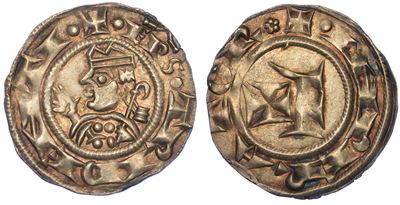 Trento. Vescovi Anonimi, 1235-1255. Grosso da 20 Denari.